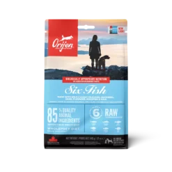 Orijen Six Fish -Trixie Soldes Magasin 064992183349 ORIJEN Six Fish Dog Front 340g 6214d4a648d9a