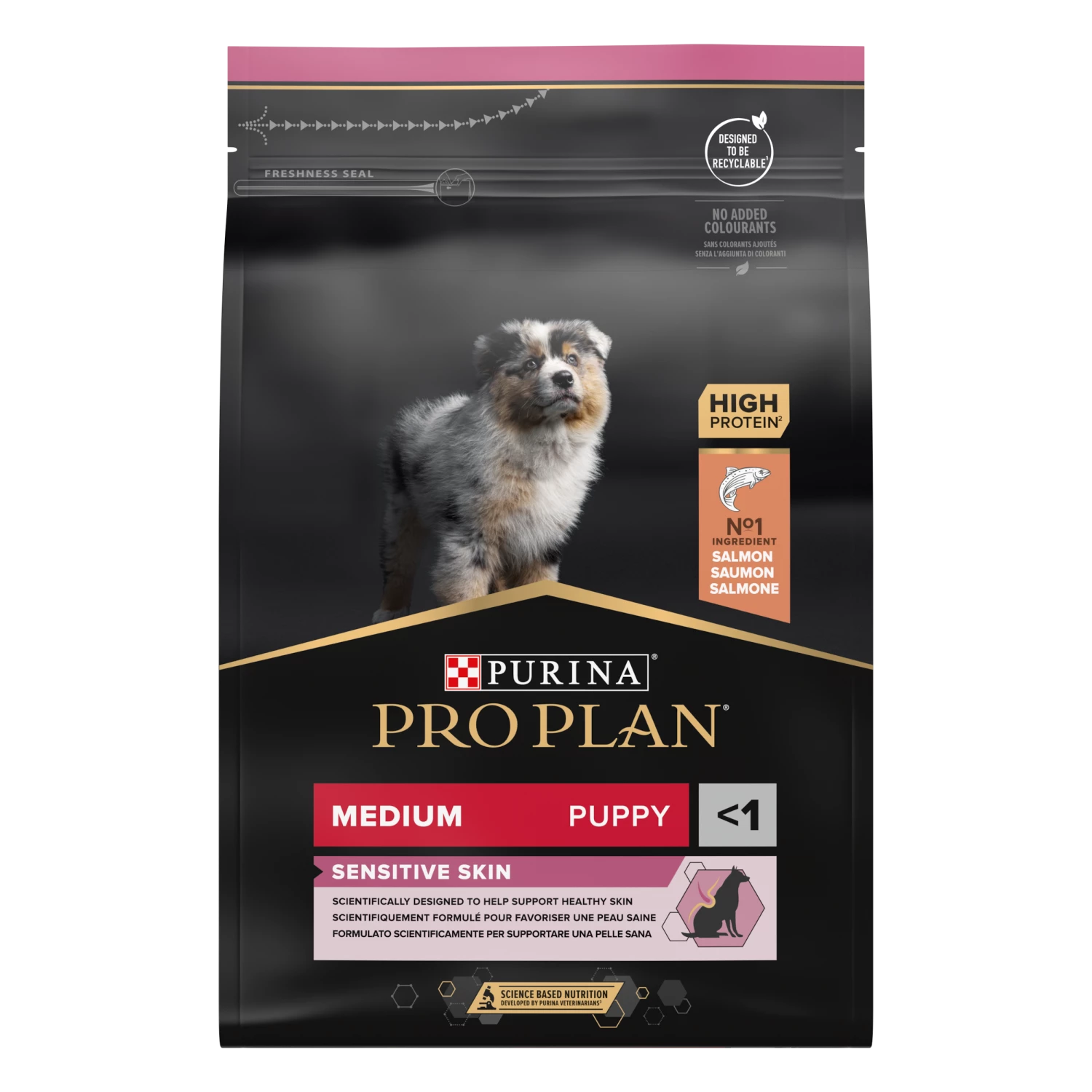 Pro Plan Optiderma Medium Puppy Sensitive Skin Pour Chiots Riche En Saumon 5 Pro Plan Optiderma Medium Puppy Sensitive Skin Pour Chiots Riche En Saumon – Image 3