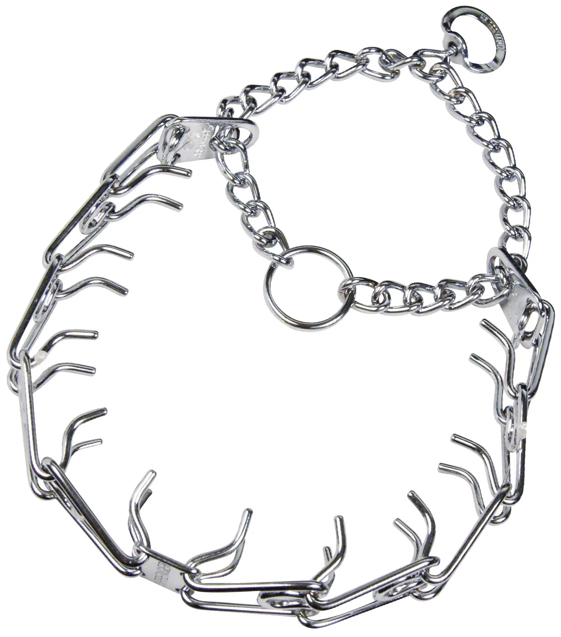 HS Sprenger Collier D'entraînement Avec Pointes En Acier Chromé 3 HS Sprenger Collier D'entraînement Avec Pointes En Acier Chromé