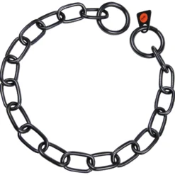 HS Sprenger Collier De Dressage à Maillons Courts En Acier Inoxydable Noir