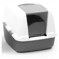 Catit Litière Magic Blue Avec Couvercle Rétractable -Trixie Soldes Magasin 115852 litterbox sizes 0 2