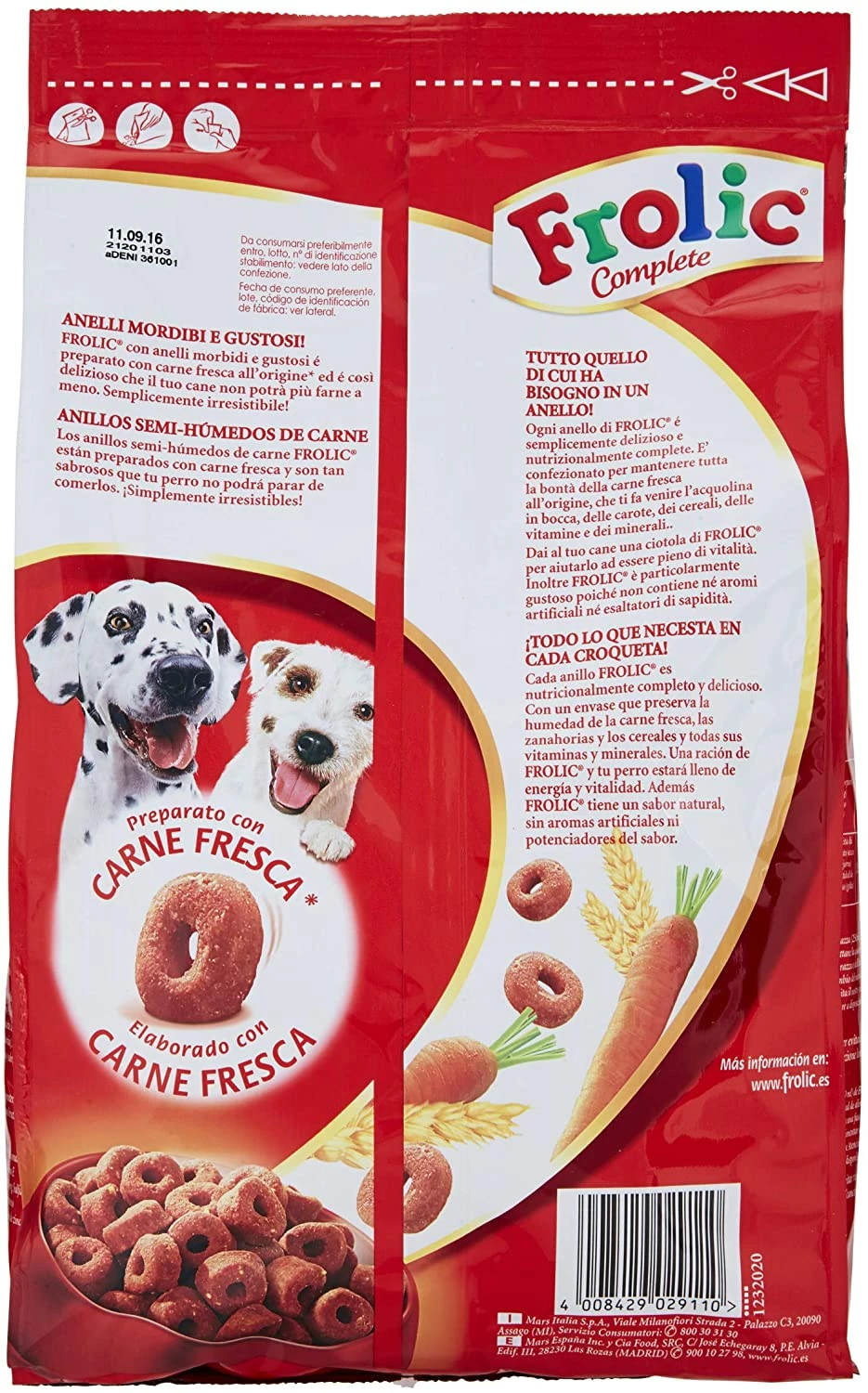 Frolic Nourriture Semi-humide Pour Chiens Adultes à Saveur De Bœuf 4 Frolic Nourriture Semi-humide Pour Chiens Adultes à Saveur De Bœuf – Image 2