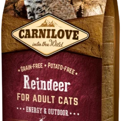 Carnilove Nourriture Naturelle Adult Renne Pour Chats DExtérieur