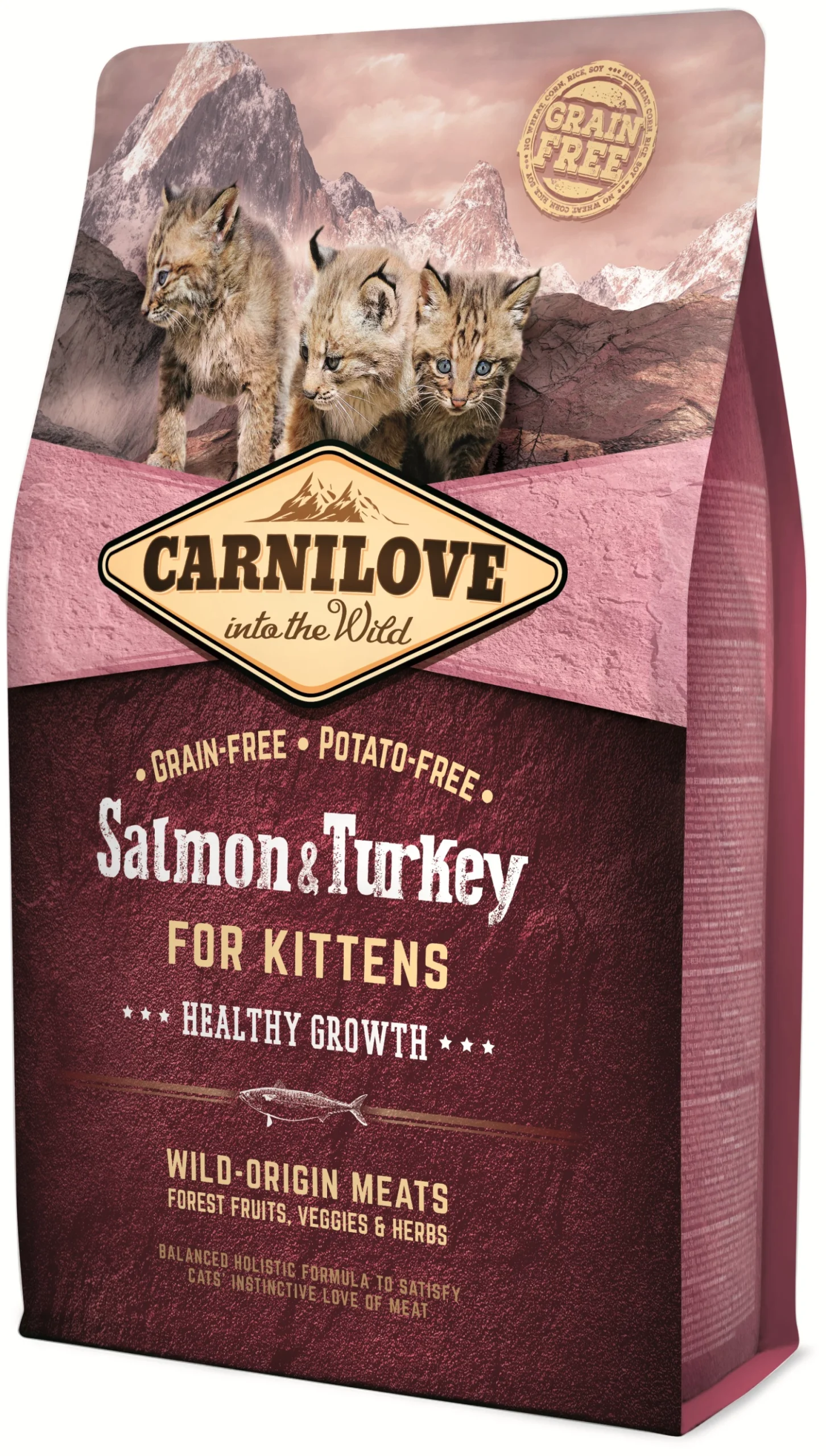 Carnilove Nourriture Naturelle Chats Kitten Healthy Growth Saumon Et Dinde 4 Carnilove Nourriture Naturelle Chats Kitten Healthy Growth Saumon Et Dinde – Image 2