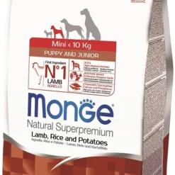 Monge Nourriture Naturelle Chiens NS Puppy & Junior Mini Agneau Et Riz