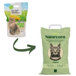 Wuapu Substrat Absorbant Naturel Pour Chats Naturcorn -Trixie Soldes Magasin 119217 wuapu naturcorn 5