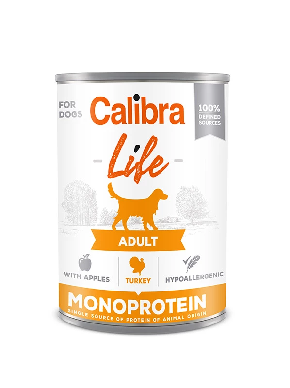 Calibra Life Nourriture Humide à La Dinde Et Aux Pommes Pour Chiens 3 Calibra Life Nourriture Humide à La Dinde Et Aux Pommes Pour Chiens