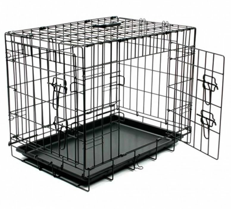 Duvo Plus Cage Métallique Pliable Avec 2 Portes Noires 3 Duvo Plus Cage Métallique Pliable Avec 2 Portes Noires