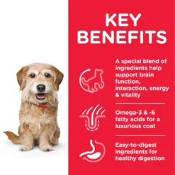 Hill's Science Plan Youthful Vitality Small & Mini Mature 7+ Au Poulet -Trixie Soldes Magasin 128466 atf8 52742024868 key benefits 3