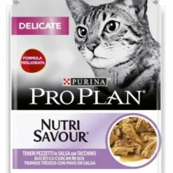 Lot 26 Pro Plan Delicate Nutri Savour Sachet Morceaux De Dinde En Sauce