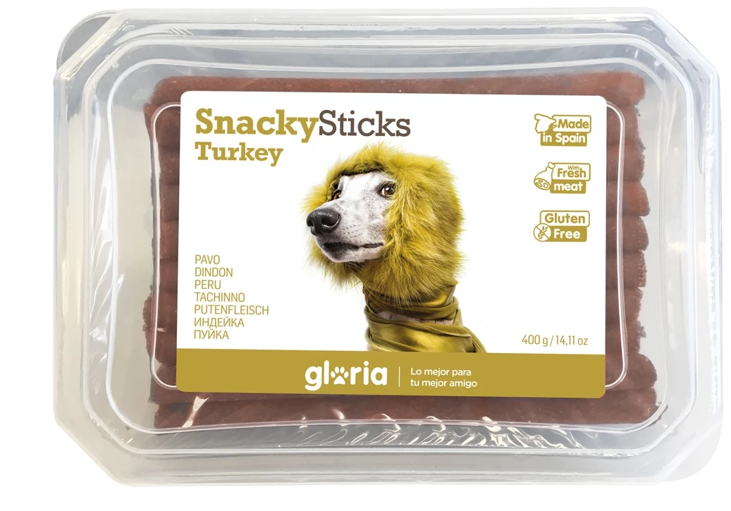 Gloria Pets Snackys Sticks Dinde 900Gr 3 Gloria Pets Snackys Sticks Dinde 900Gr