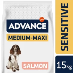 Advance Medium-Maxi Adult Sensitive Au Saumon & Riz -Trixie Soldes Magasin 147513 1 2 3