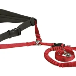 Trixie Ceinture Rembourrée Canicross Mains Libres Rouge