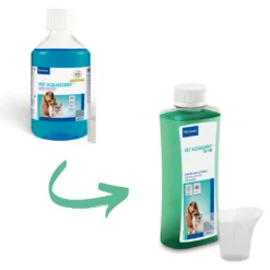 Virbac Vet Aquadent Liquide Pour L'Hygiène Dentaire Des Chiens Et Des Chats