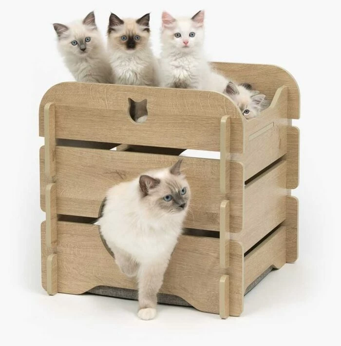 Catit Vesper Cottage Oak Pour Les Chats 3 Catit Vesper Cottage Oak Pour Les Chats
