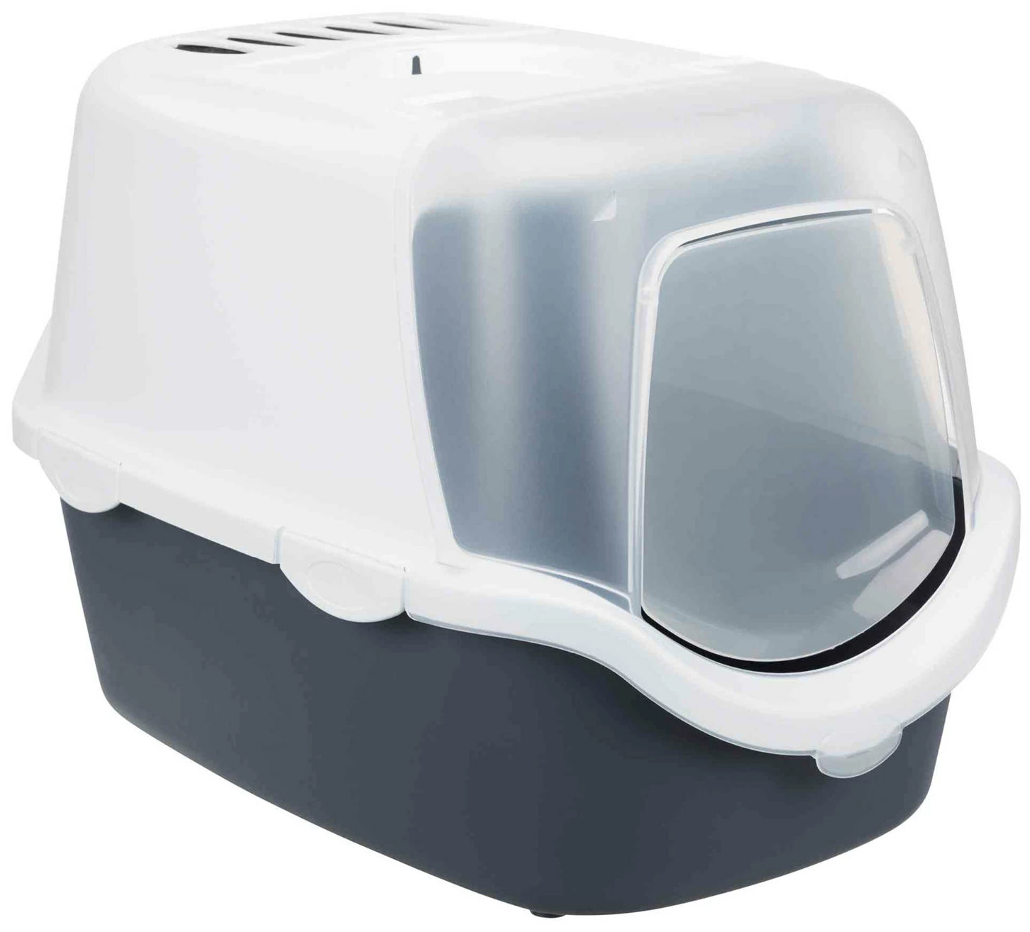 Trixie Litière Couverte Vico Open Top Bleu Foncé/Gris 3 Trixie Litière Couverte Vico Open Top Bleu Foncé/Gris