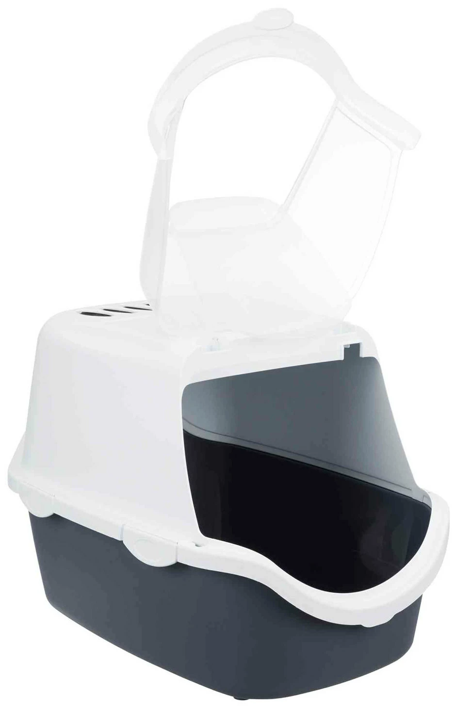 Trixie Litière Couverte Vico Open Top Bleu Foncé/Gris 4 Trixie Litière Couverte Vico Open Top Bleu Foncé/Gris – Image 2