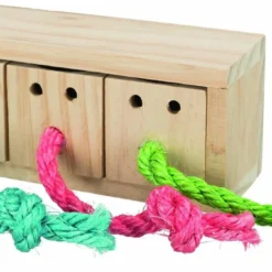 Trixie Seau à Casse-croûte, Interactif, Bois, 16X16X7Cm -Trixie Soldes Magasin 168067 4011905628158 1 1