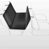 Trixie Housse Pour Siège Arrière De Voiture Noir -Trixie Soldes Magasin 168102 4047974134726 0