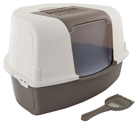 Nayeco Bac à Litière Couvert Leo Corner 3 Nayeco Bac à Litière Couvert Leo Corner