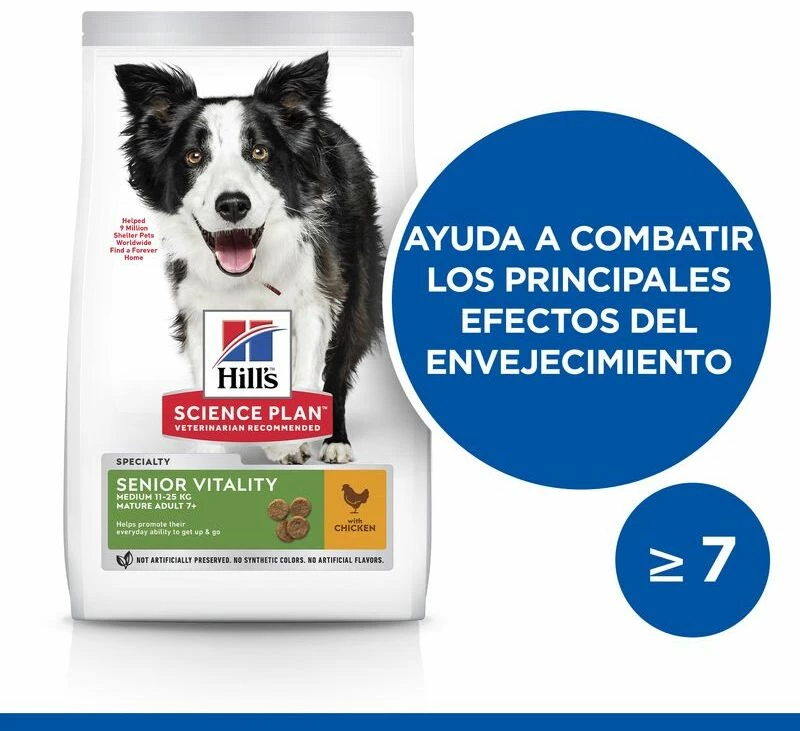Hill's Science Plan Medium Mature Adult 7+ Senior Vitality Au Poulet 4 Hill's Science Plan Medium Mature Adult 7+ Senior Vitality Au Poulet – Image 2