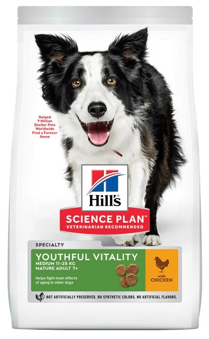 Hill's Science Plan Medium Mature Adult 7+ Senior Vitality Au Poulet 10 Hill's Science Plan Medium Mature Adult 7+ Senior Vitality Au Poulet – Image 8