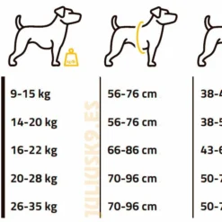 Julius K9 Arnes IDC Néon Longwalk -Trixie Soldes Magasin 172390 guia de tallas de idc longwalk tallas s a 2xl 3 3