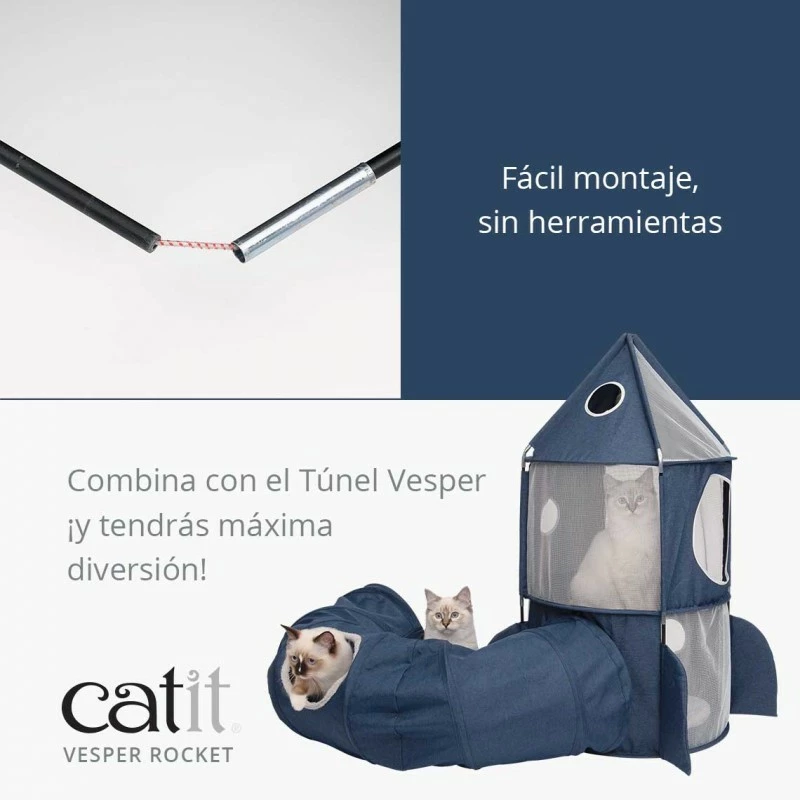 Catit Vesper Rocket Bleu 7 Catit Vesper Rocket Bleu – Image 5