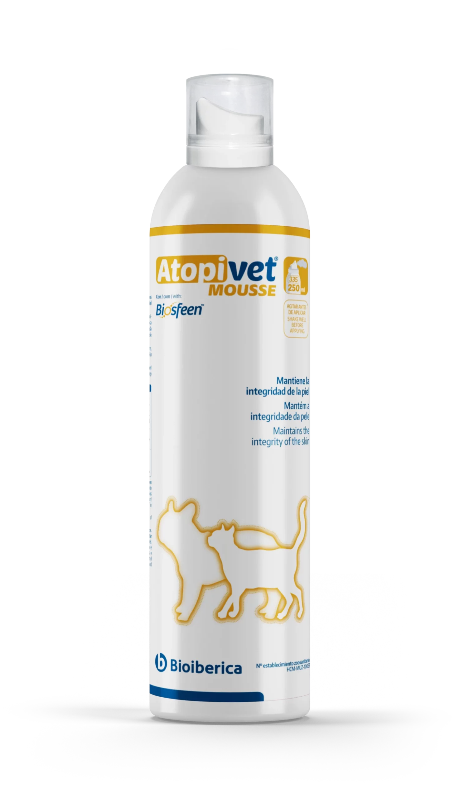 Bioiberica Atopivet Mousse Pour Le Maintien De L'intégrité De La Peau 3 Bioiberica Atopivet Mousse Pour Le Maintien De L'intégrité De La Peau