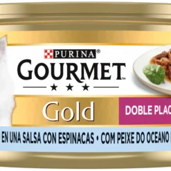 Lot 24 Gourmet Double Plaisir D'or Avec Poisson De L'océan Et épinards -Trixie Soldes Magasin 187849 gold duplo prazer px oceano espinafres 7613032408794 2 2
