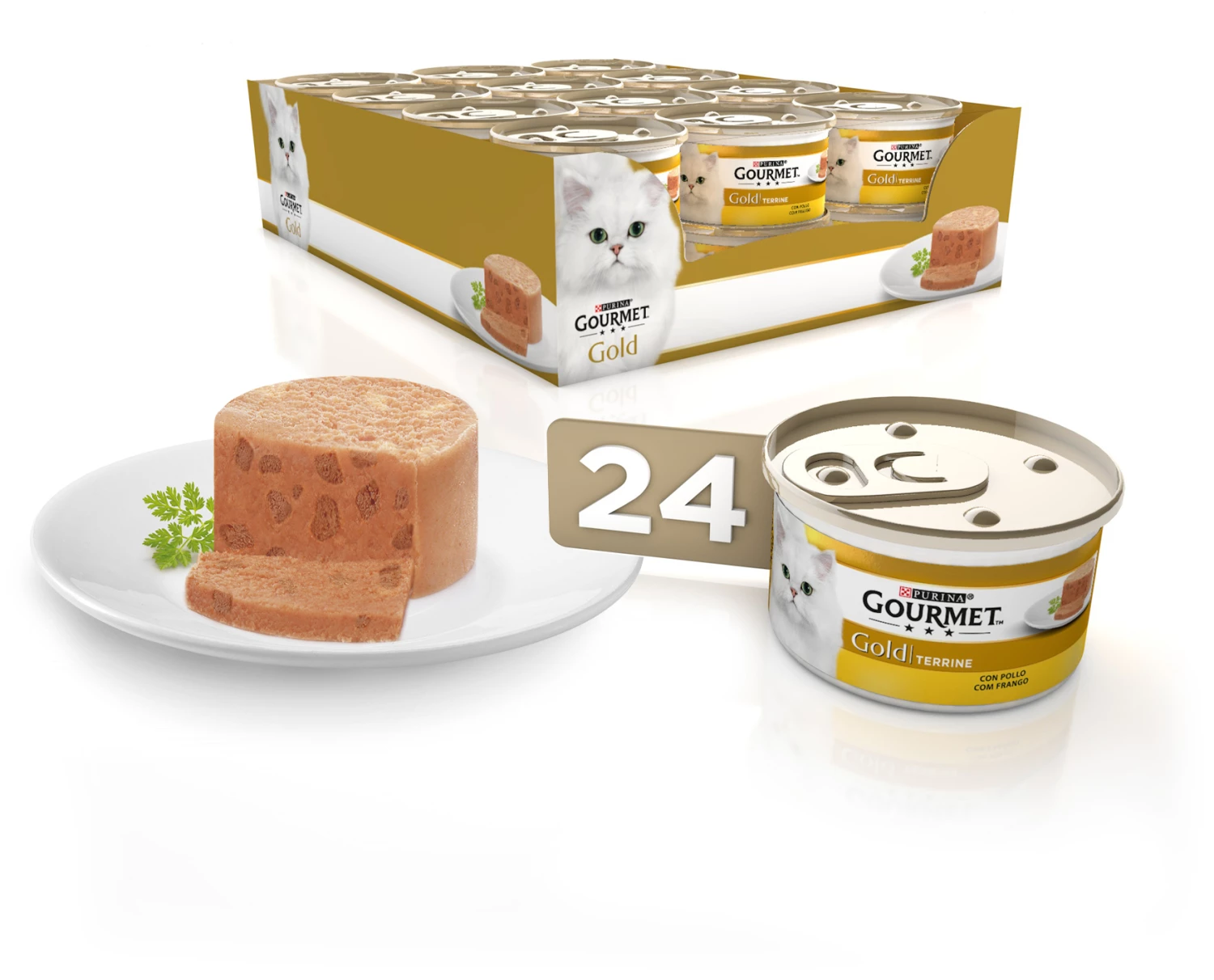 Lot 24 Gourmet Gold Terrine De Poulet 3 Lot 24 Gourmet Gold Terrine De Poulet