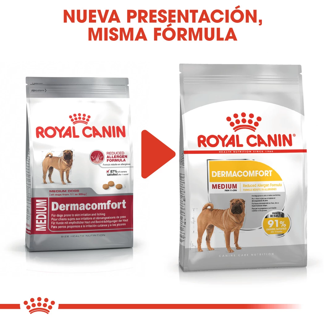 Royal Canin Medium Dermacomfort Pour Chiens Adultes à Peau Sensible 11 Royal Canin Medium Dermacomfort Pour Chiens Adultes à Peau Sensible – Image 9