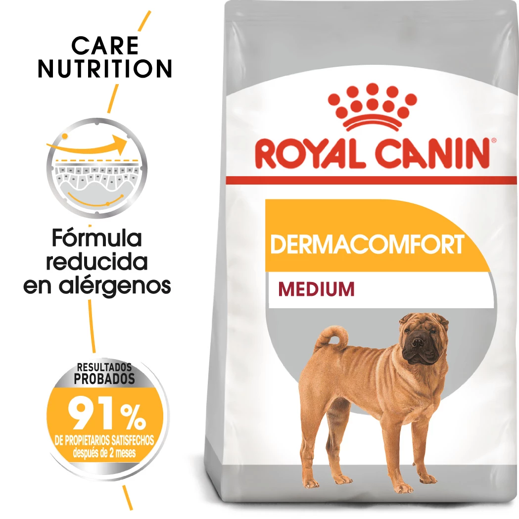 Royal Canin Medium Dermacomfort Pour Chiens Adultes à Peau Sensible 3 Royal Canin Medium Dermacomfort Pour Chiens Adultes à Peau Sensible
