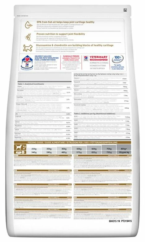 Hill's Science Plan Healthy Mobility Large Adult Au Poulet 10 Hill's Science Plan Healthy Mobility Large Adult Au Poulet – Image 8