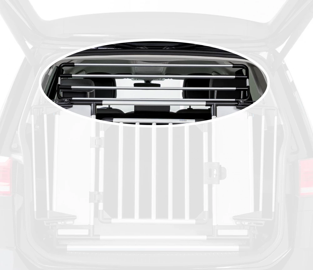 Trixie Grille Universelle Pour Toit Arrière De Voiture Argent Et Noir 4 Trixie Grille Universelle Pour Toit Arrière De Voiture Argent Et Noir – Image 2