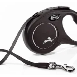 Flexi Nouvelle Laisse Classique Bande Noire