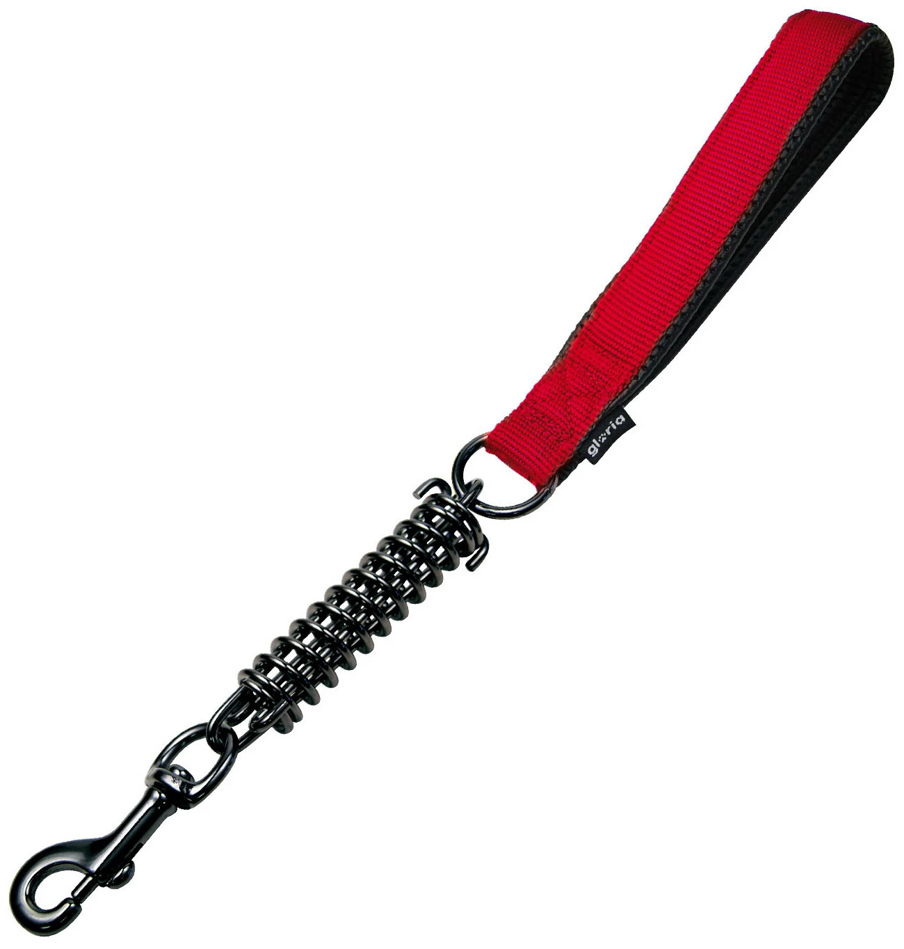 Gloria Pets Sangle Courte à Ressort Rouge 3 Gloria Pets Sangle Courte à Ressort Rouge