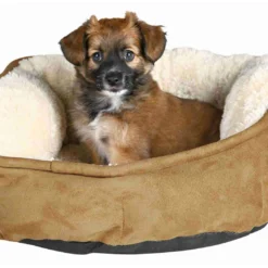 Trixie Lit Pour Chien Othello Rond Beige Et Marron -Trixie Soldes Magasin 425193 pho pro dog clip 37841 37842 1 1