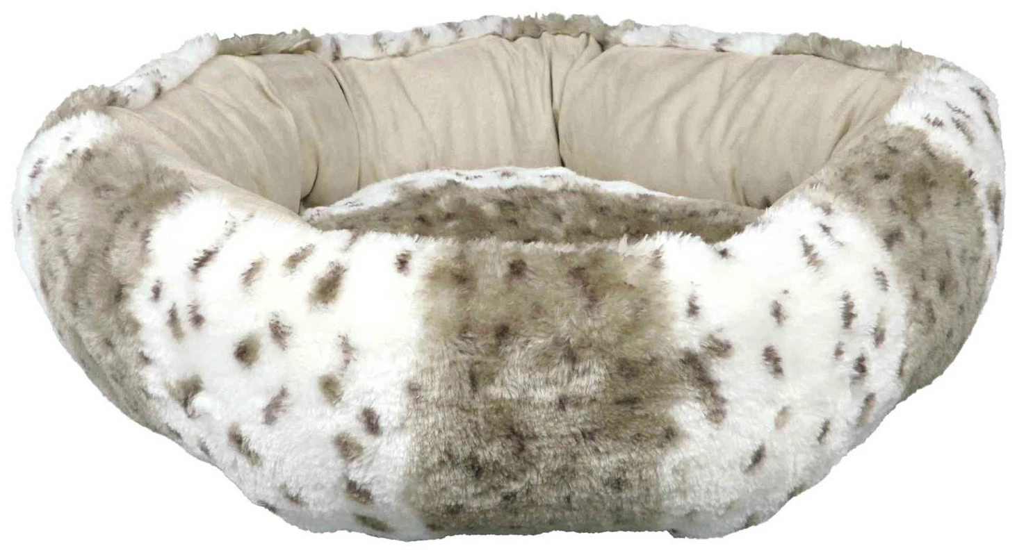 Trixie Lit Rond Beige Et Blanc Leika Pour Chiens Et Chats 3 Trixie Lit Rond Beige Et Blanc Leika Pour Chiens Et Chats