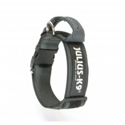 Julius K9 Collier De Couleur Et De Gris Avec Poignée Noire 10 Julius K9 Collier De Couleur Et De Gris Avec Poignée Noire -Trixie Soldes Magasin 427038 collar color gray con asa 2 1
