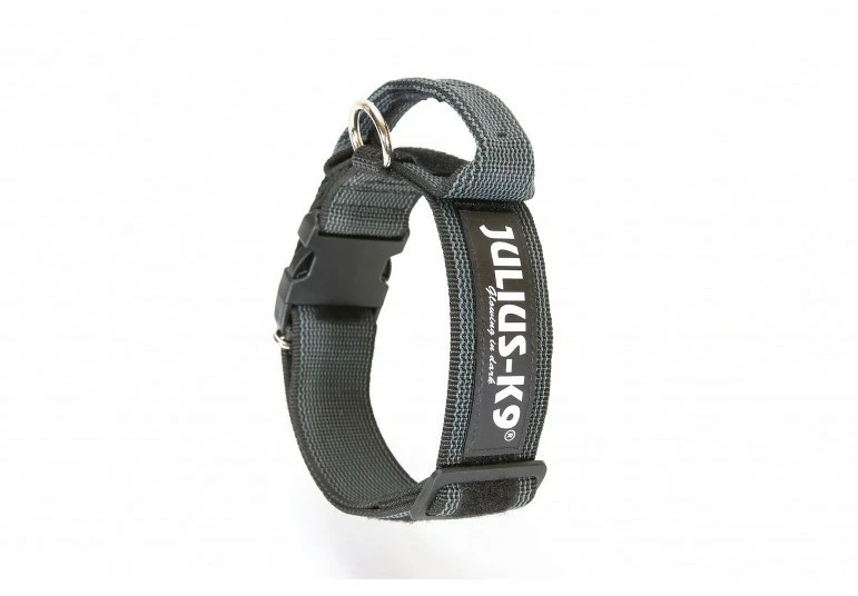 Julius K9 Collier De Couleur Et De Gris Avec Poignée Noire 6 Julius K9 Collier De Couleur Et De Gris Avec Poignée Noire – Image 4