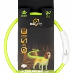 Duvo Plus Collar Seecurity Led Silicona Redondo Verde