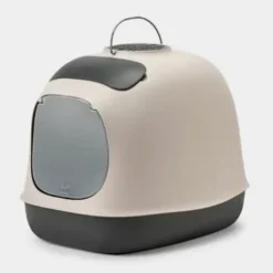 United Pets Minù Bac à Litière Couvert Noir