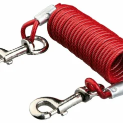 Trixie Chaîne De Jardin Câble Spiralé Rouge