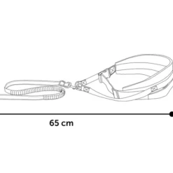 Flamingo Canicross Pour Chiens Avec Ceinture Réglable 140 Cm -Trixie Soldes Magasin 504916 T 01 63a0165fdc44d