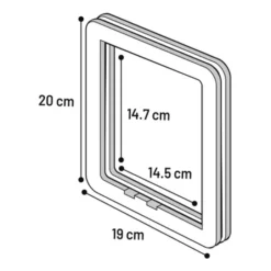 Flamingo Porte Pour Chats 4 Way 192 X 200 Mm -Trixie Soldes Magasin 507510 T 01 63a01586c5085