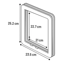 Flamingo Porte Pour Grande Gatos 4 235 X 252 Mm Façon -Trixie Soldes Magasin 507517 T 01 63a015ce72a4b