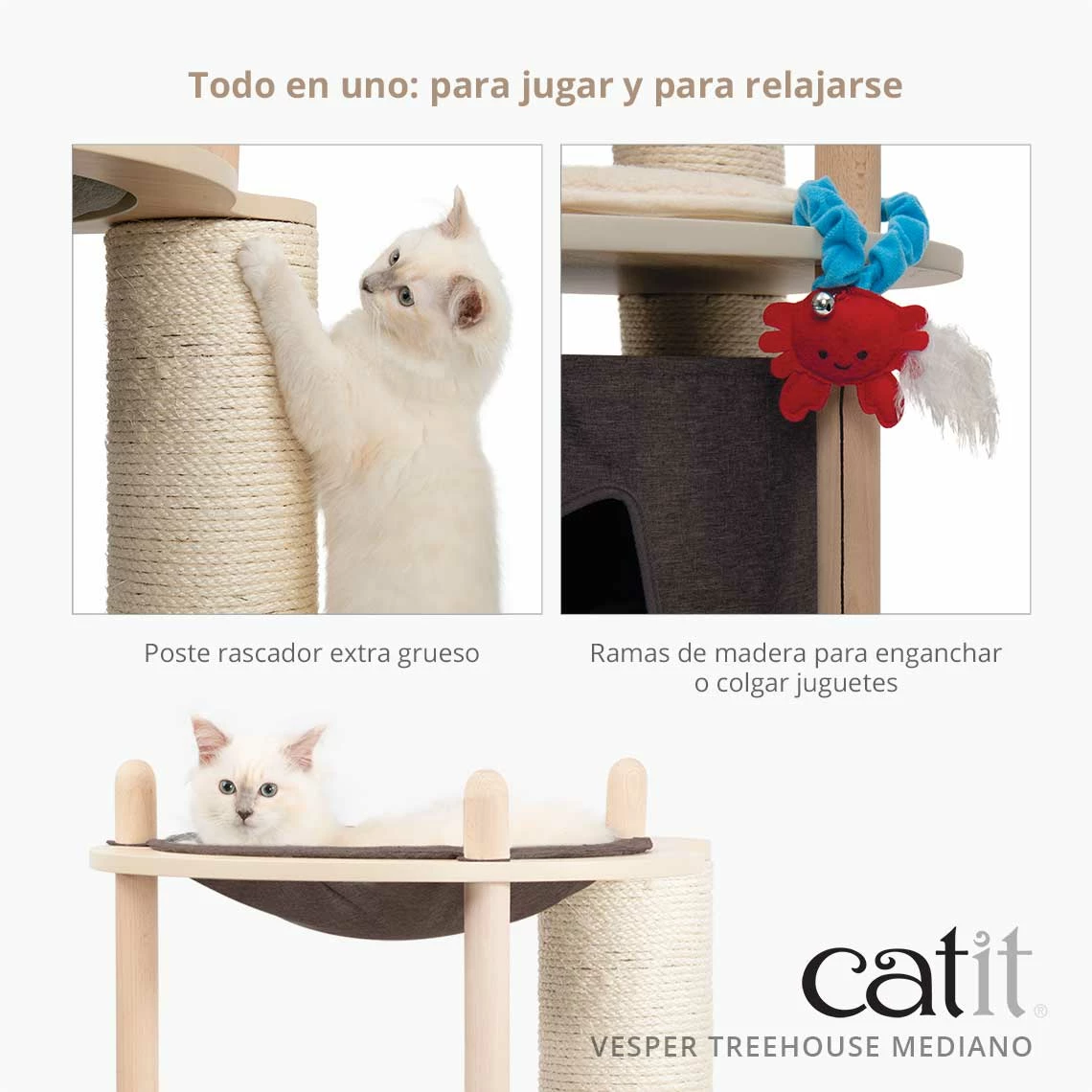 Catit Vesper TreeHouse Petit Griffoir Pour Chats 5 Catit Vesper TreeHouse Petit Griffoir Pour Chats – Image 3