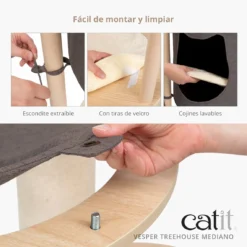 Catit Vesper TreeHouse Grand Griffoir Pour Chats -Trixie Soldes Magasin 52116 Catit Vesper Treehouse Medium Panel 4 ES 63f48c80d58ea