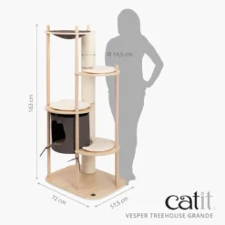 Catit Vesper TreeHouse Grand Griffoir Pour Chats -Trixie Soldes Magasin 52117 Catit Vesper Treehouse Large Panel 6 ES 63f48c968d56a